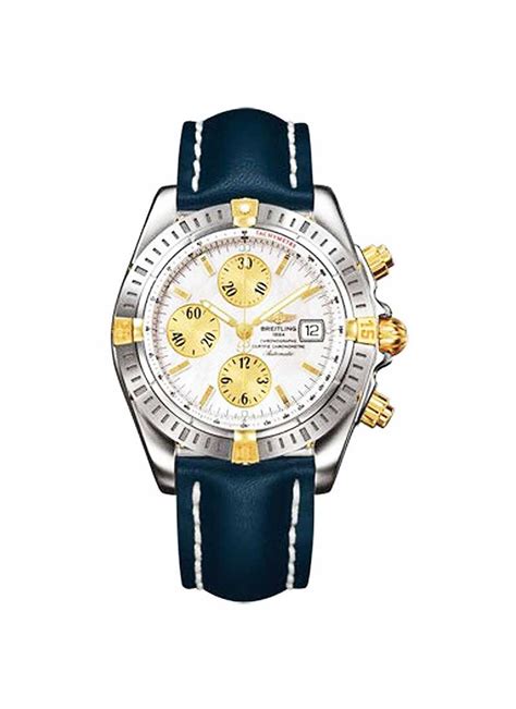 breitling chronomat leather strap|breitling chronomat 41 two tone.